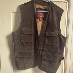 Eddie Bauer Authentic Seattle Suede hunting vest.